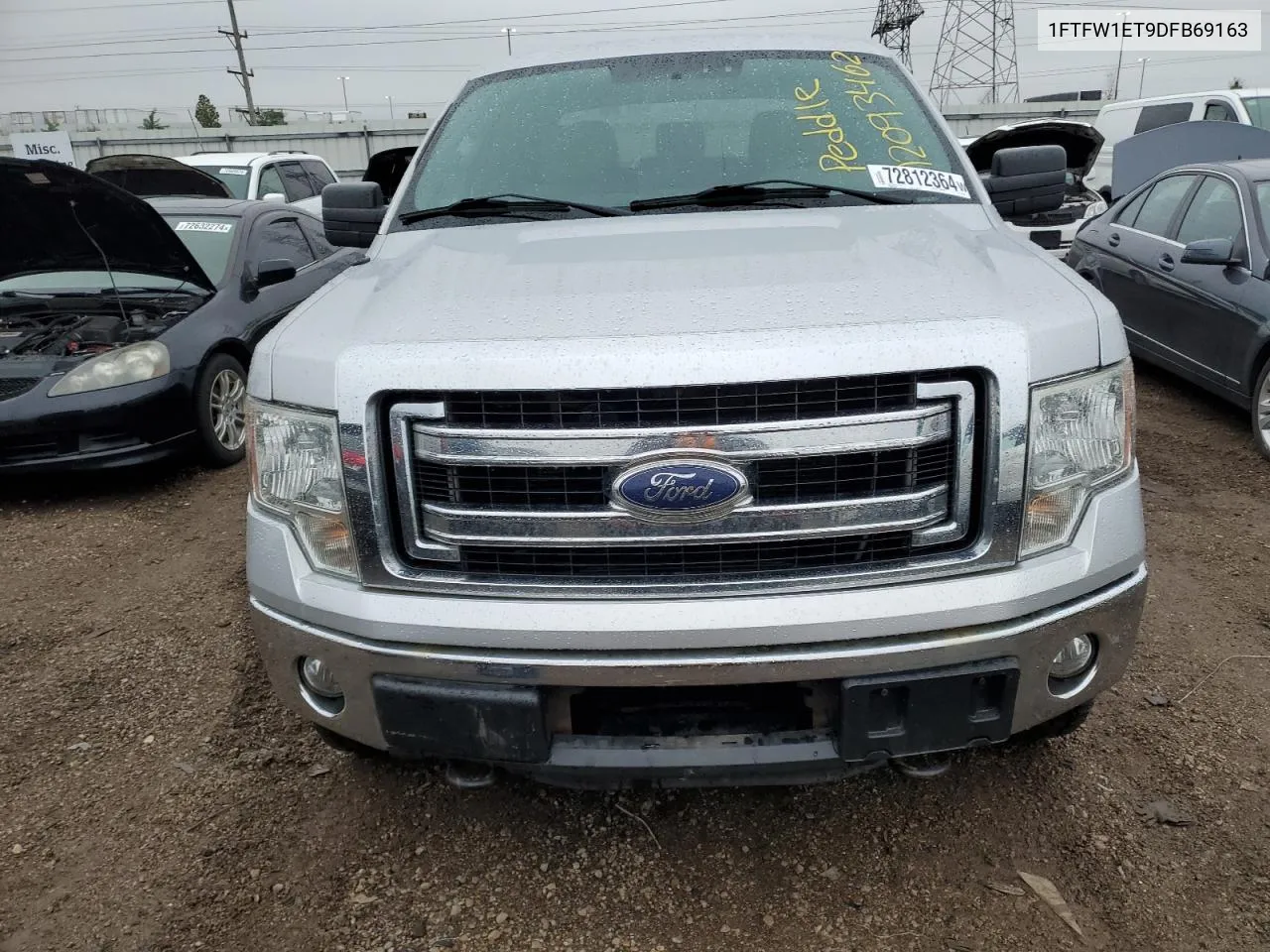 1FTFW1ET9DFB69163 2013 Ford F150 Supercrew