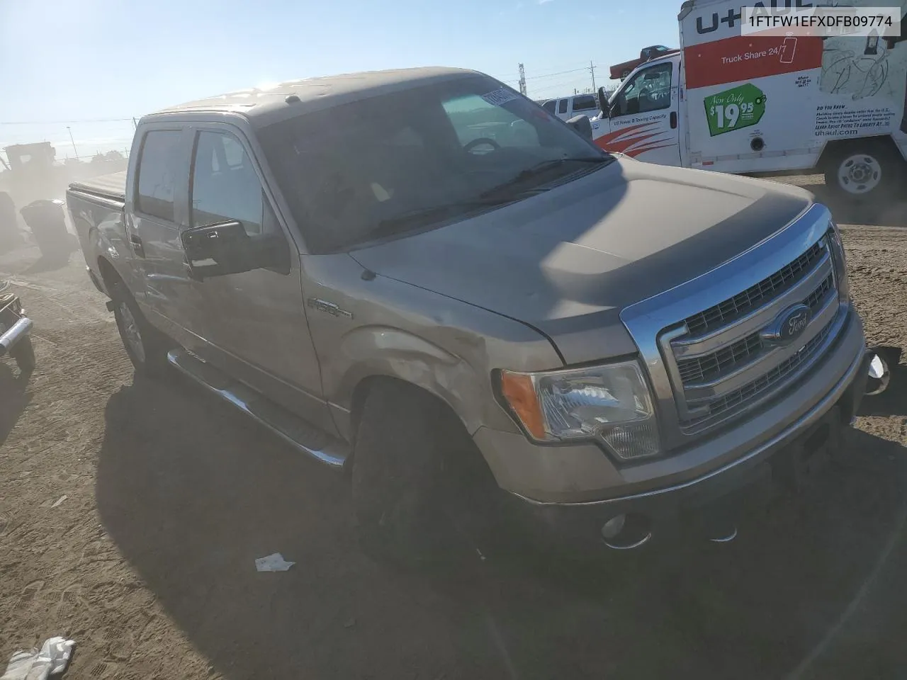 2013 Ford F150 Supercrew VIN: 1FTFW1EFXDFB09774 Lot: 72843074