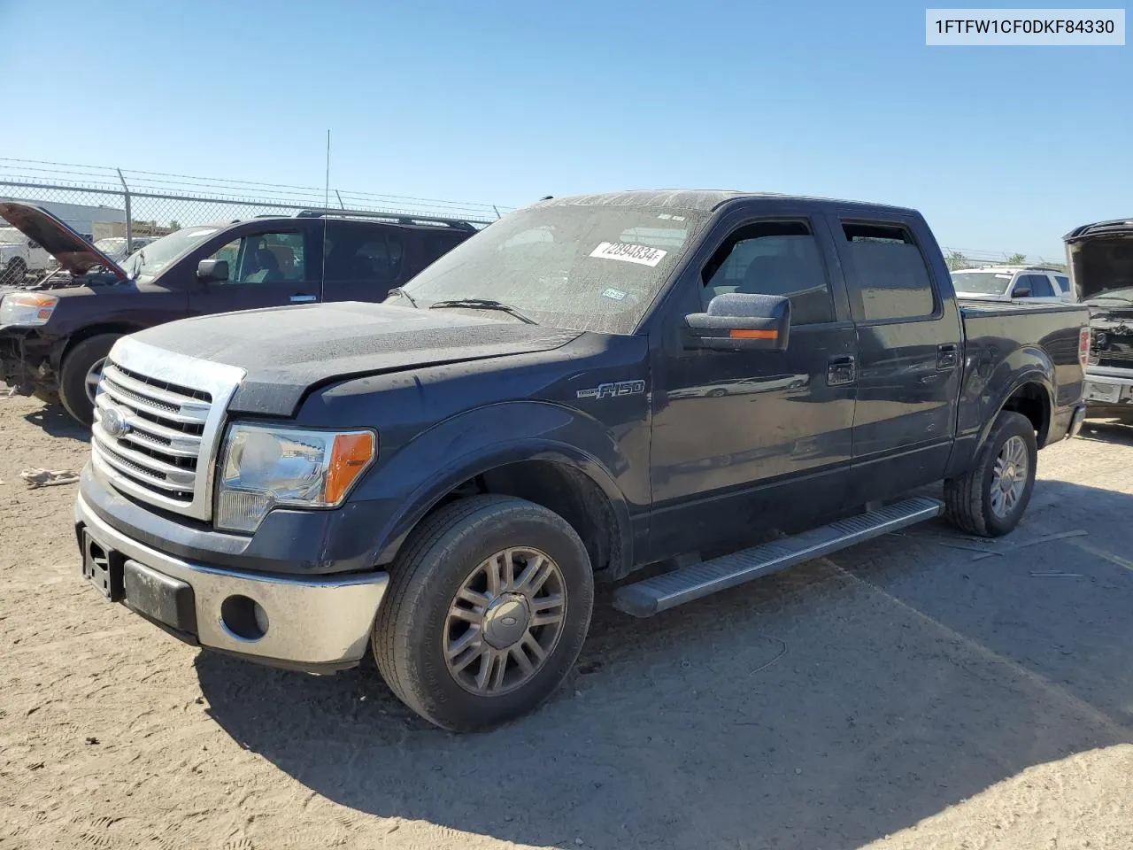 2013 Ford F150 Supercrew VIN: 1FTFW1CF0DKF84330 Lot: 72894834