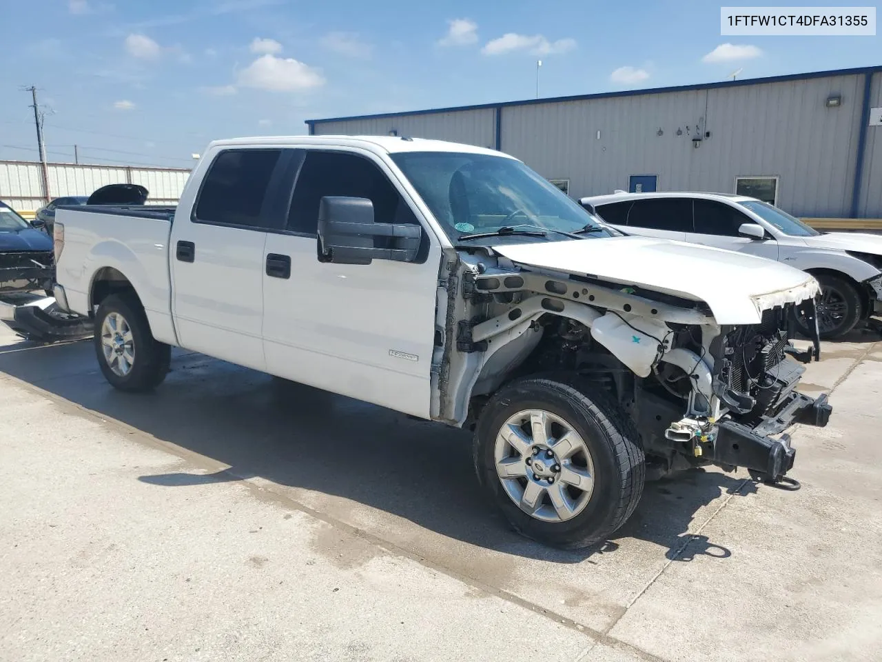 2013 Ford F150 Supercrew VIN: 1FTFW1CT4DFA31355 Lot: 72938704