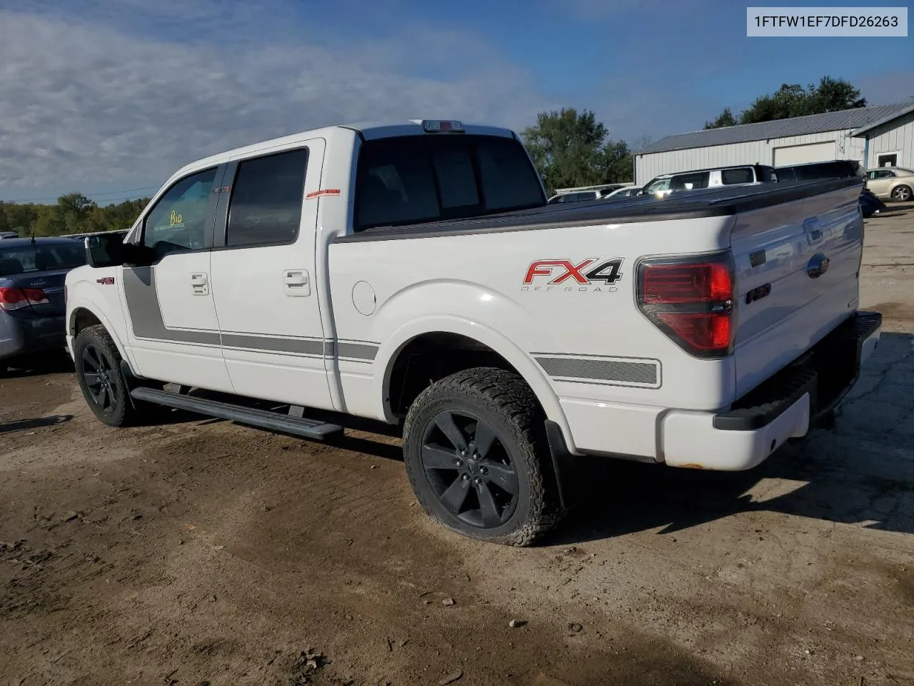 2013 Ford F150 Supercrew VIN: 1FTFW1EF7DFD26263 Lot: 72951884