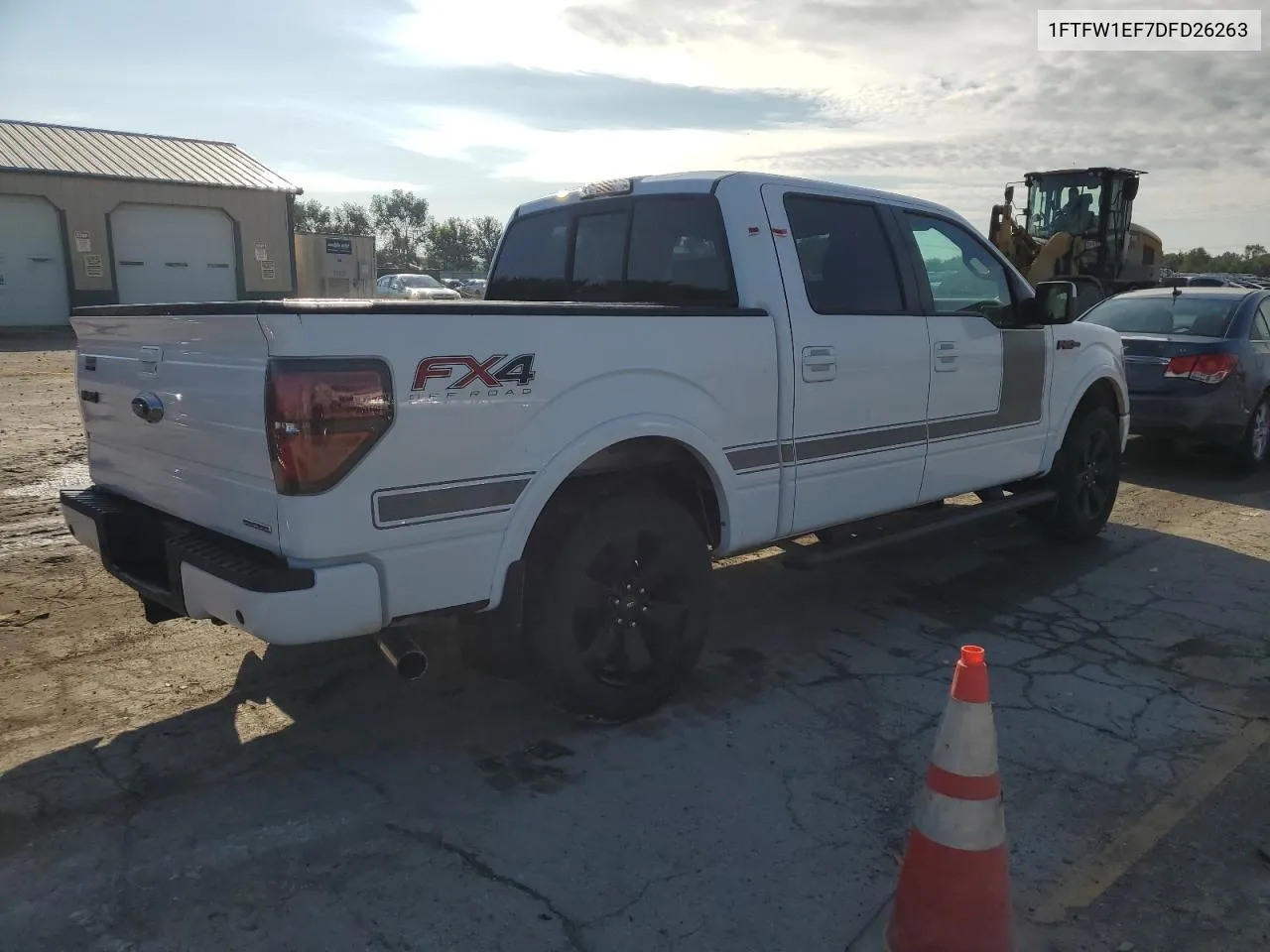 2013 Ford F150 Supercrew VIN: 1FTFW1EF7DFD26263 Lot: 72951884