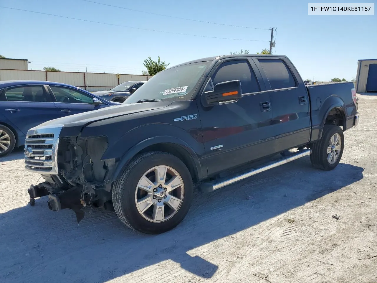 1FTFW1CT4DKE81157 2013 Ford F150 Supercrew