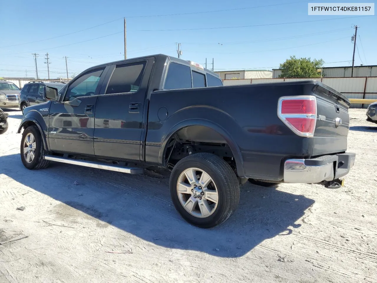 2013 Ford F150 Supercrew VIN: 1FTFW1CT4DKE81157 Lot: 73206904