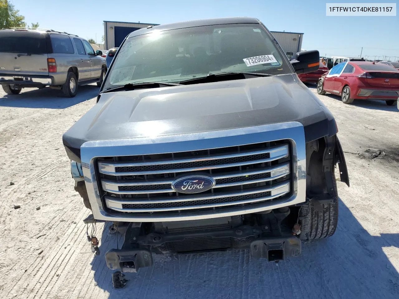 1FTFW1CT4DKE81157 2013 Ford F150 Supercrew