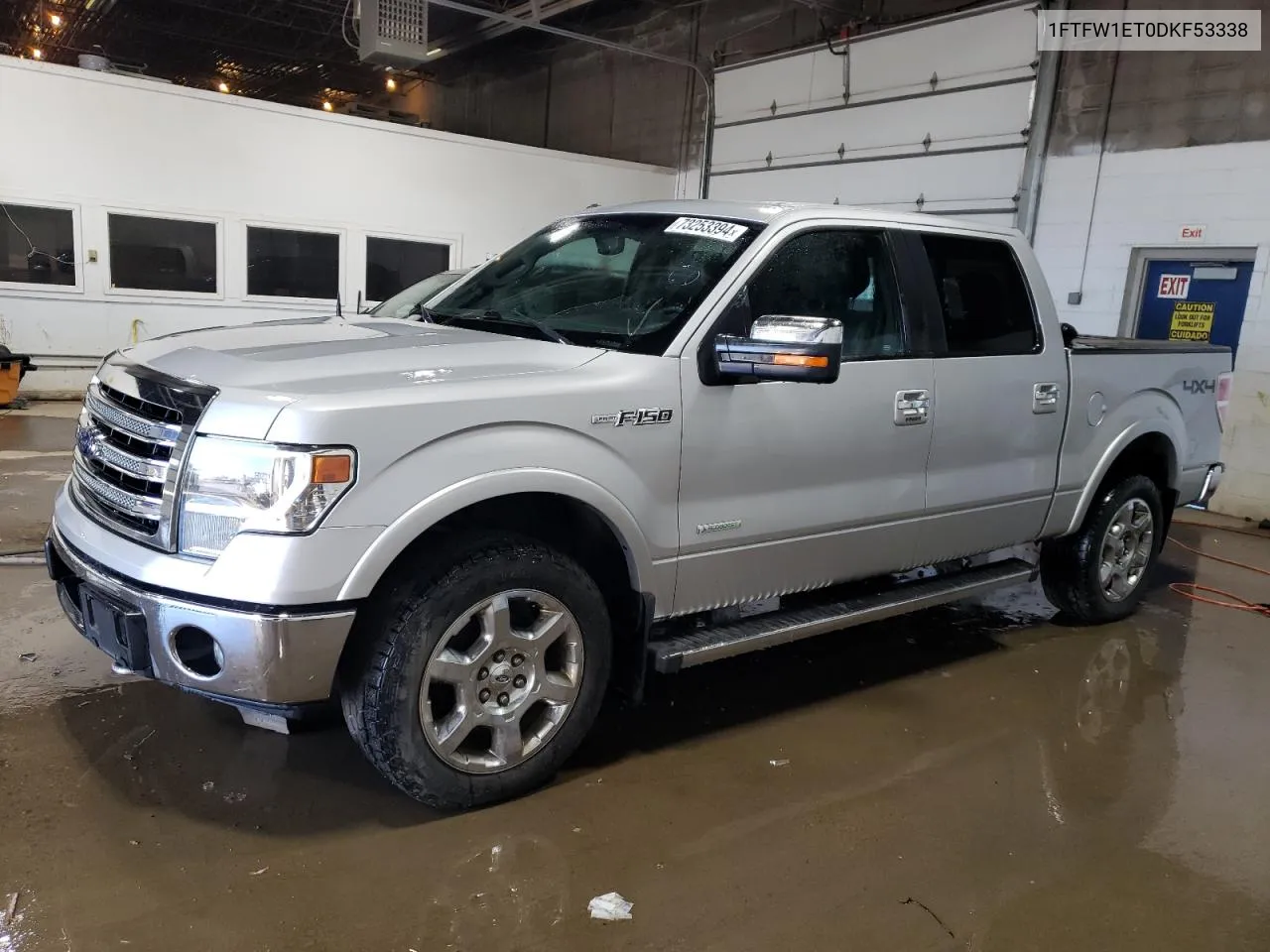 1FTFW1ET0DKF53338 2013 Ford F150 Supercrew