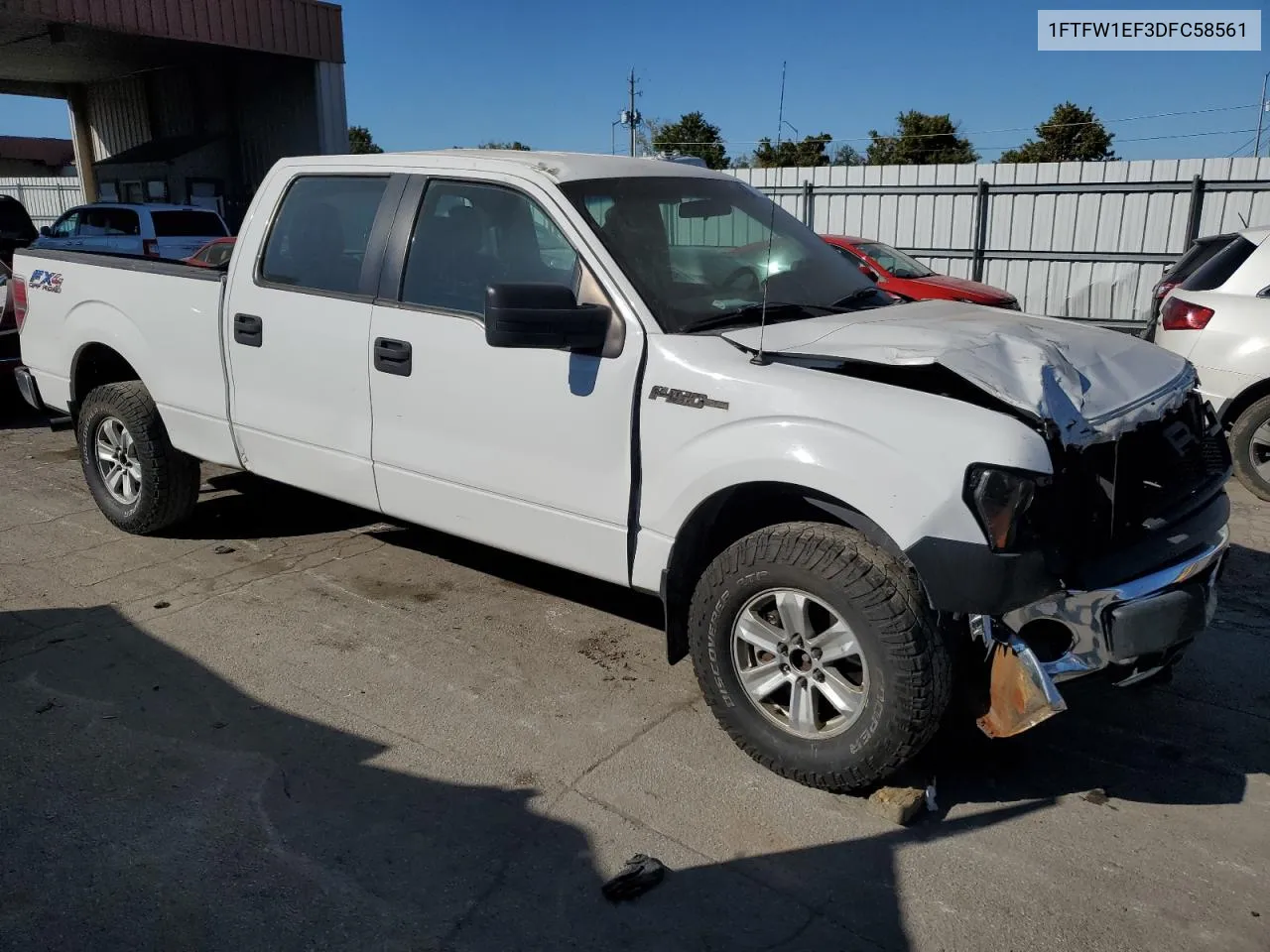 2013 Ford F150 Supercrew VIN: 1FTFW1EF3DFC58561 Lot: 73330654