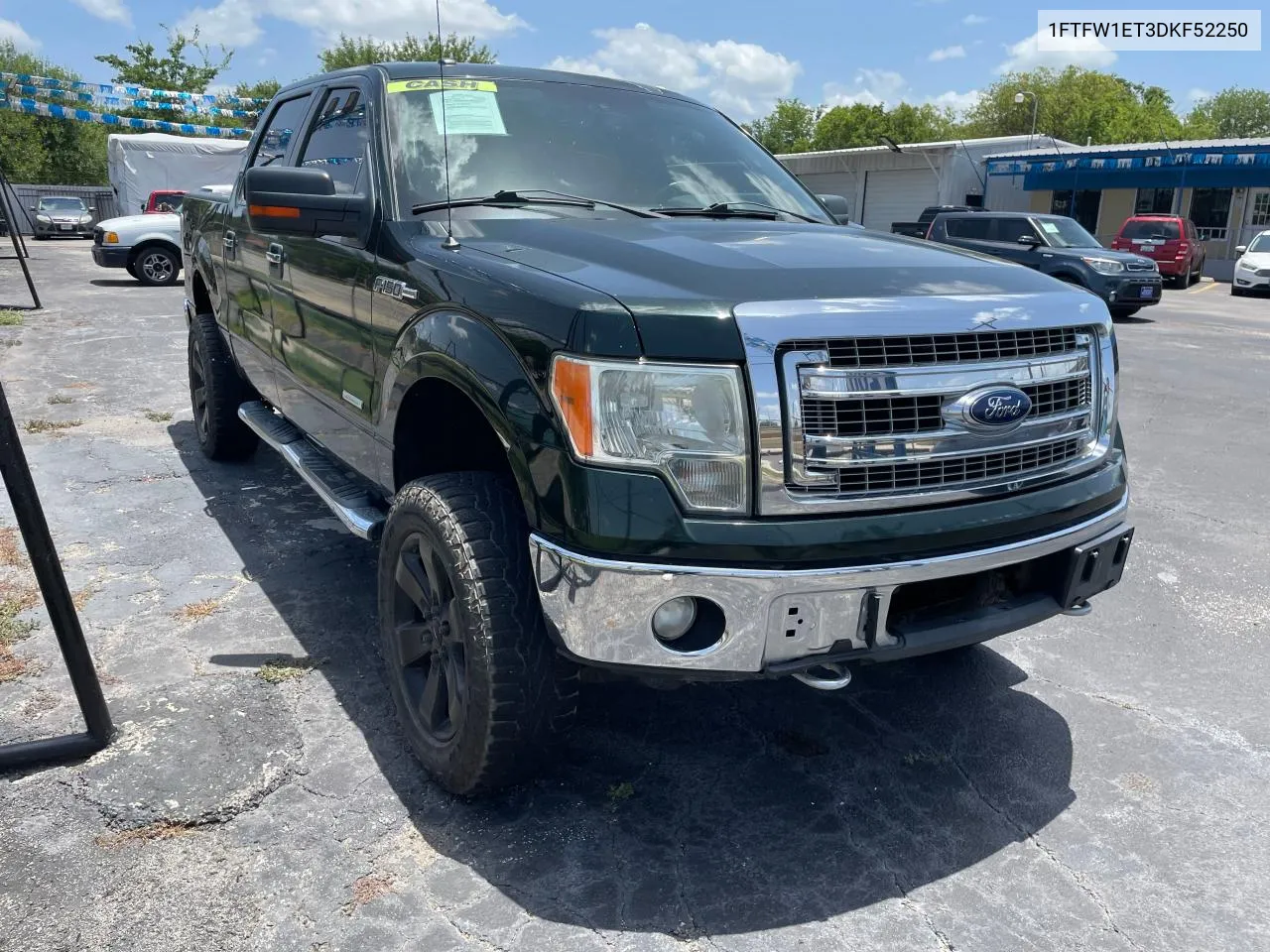 2013 Ford F150 Supercrew VIN: 1FTFW1ET3DKF52250 Lot: 73424824