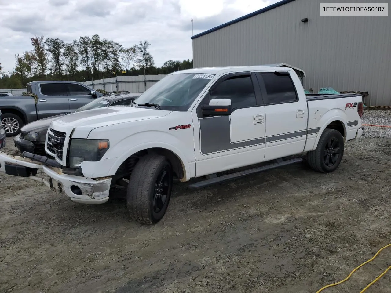 2013 Ford F150 Supercrew VIN: 1FTFW1CF1DFA50407 Lot: 73565134