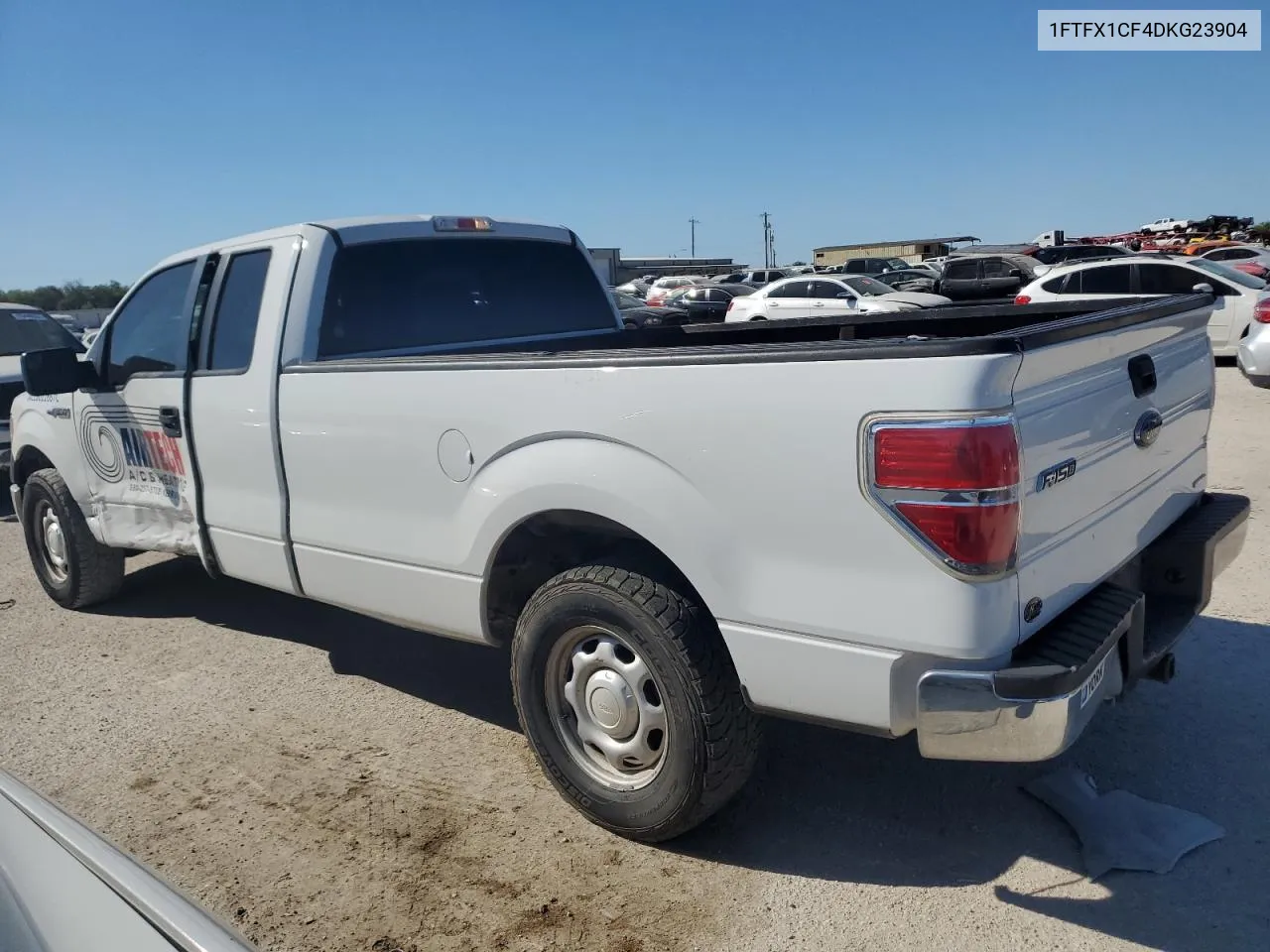 2013 Ford F150 Super Cab VIN: 1FTFX1CF4DKG23904 Lot: 73592194