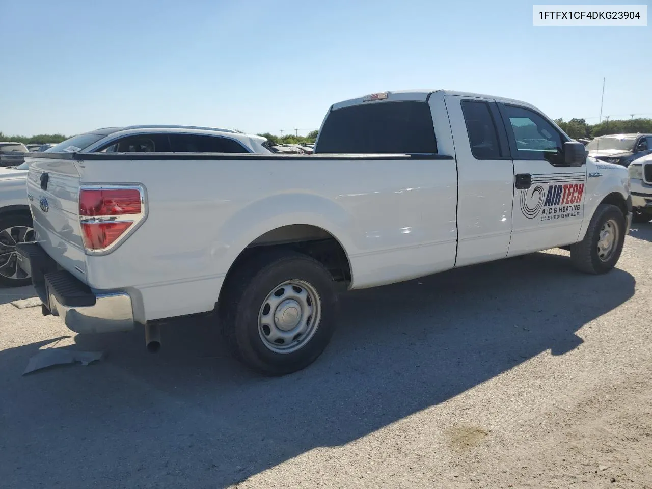 2013 Ford F150 Super Cab VIN: 1FTFX1CF4DKG23904 Lot: 73592194