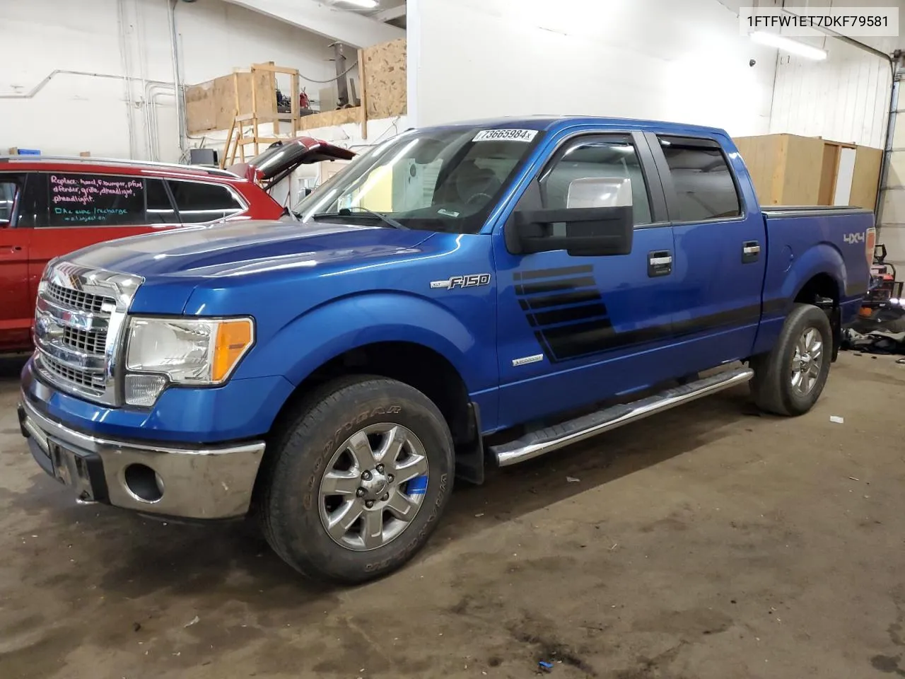 1FTFW1ET7DKF79581 2013 Ford F150 Supercrew