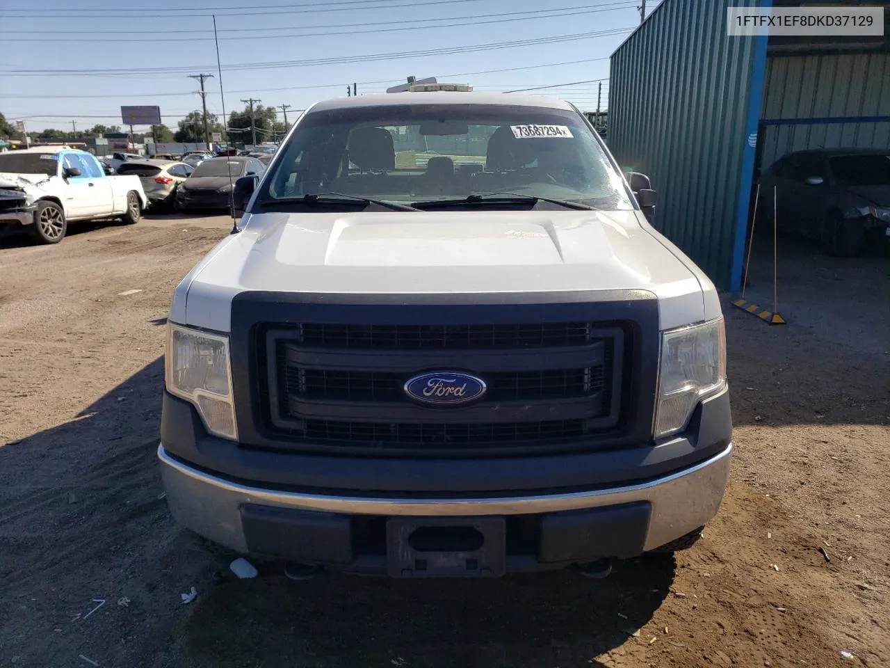 2013 Ford F150 Super Cab VIN: 1FTFX1EF8DKD37129 Lot: 73687294