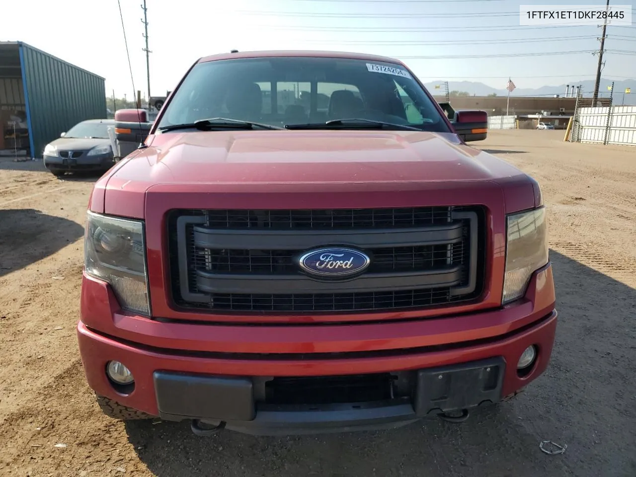 2013 Ford F150 Super Cab VIN: 1FTFX1ET1DKF28445 Lot: 73724204