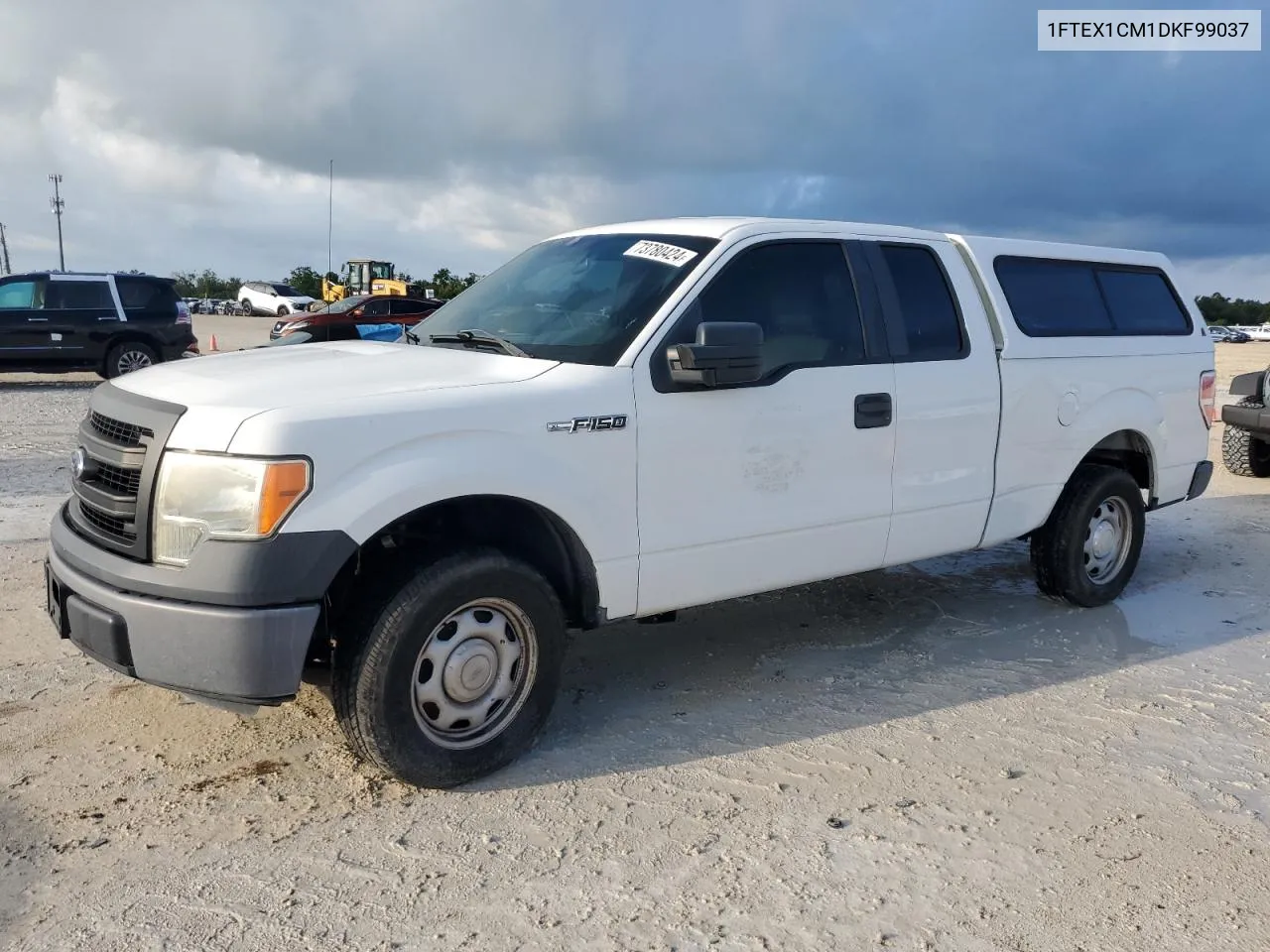 2013 Ford F150 Super Cab VIN: 1FTEX1CM1DKF99037 Lot: 73780424