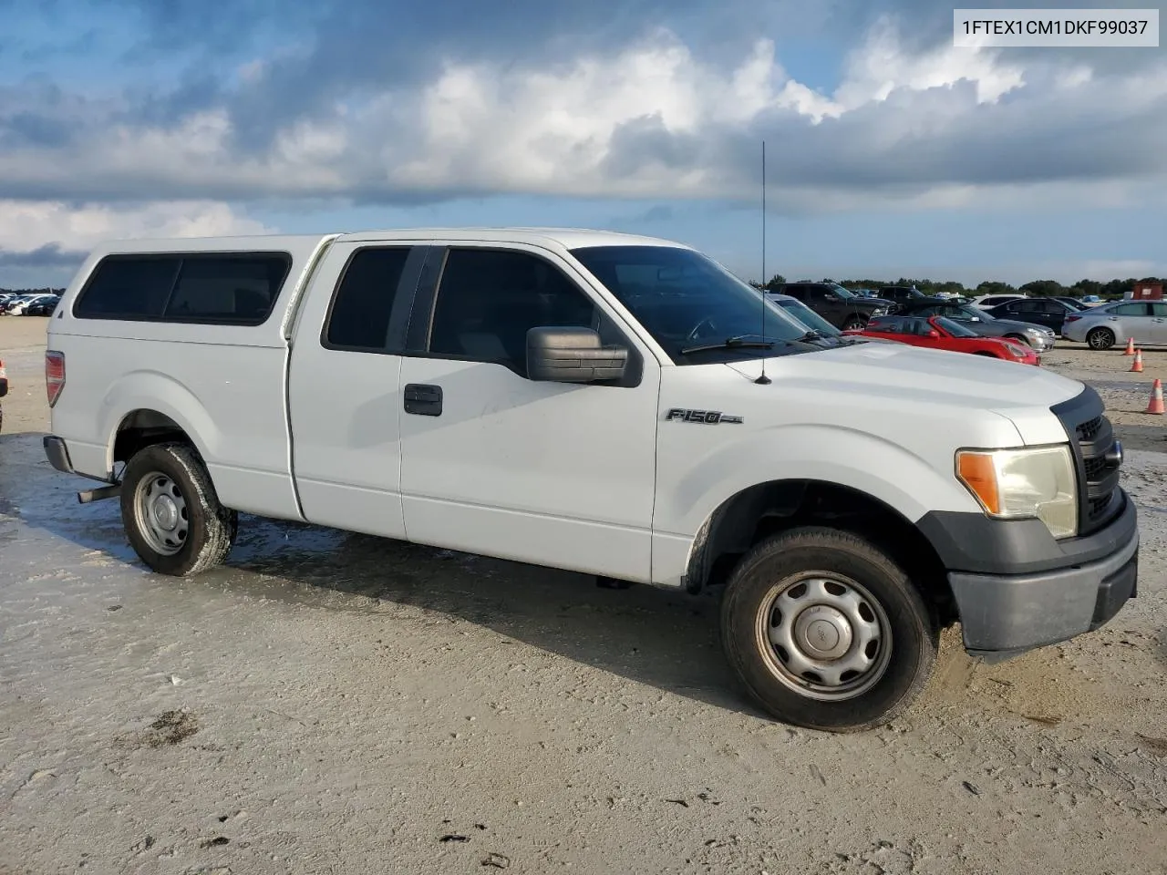 2013 Ford F150 Super Cab VIN: 1FTEX1CM1DKF99037 Lot: 73780424