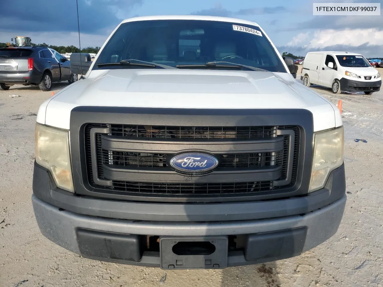 2013 Ford F150 Super Cab VIN: 1FTEX1CM1DKF99037 Lot: 73780424