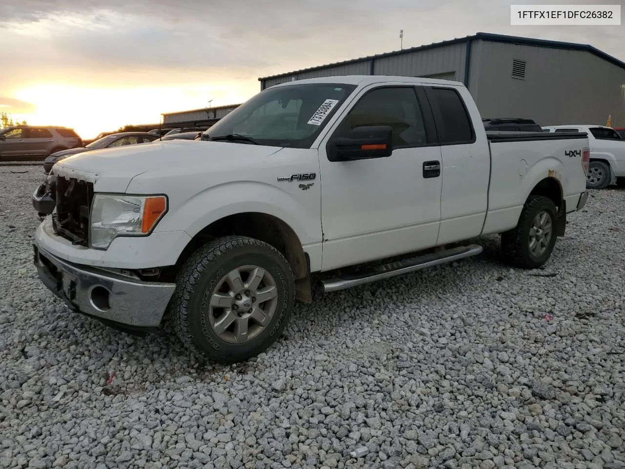 2013 Ford F150 Super Cab VIN: 1FTFX1EF1DFC26382 Lot: 73793884