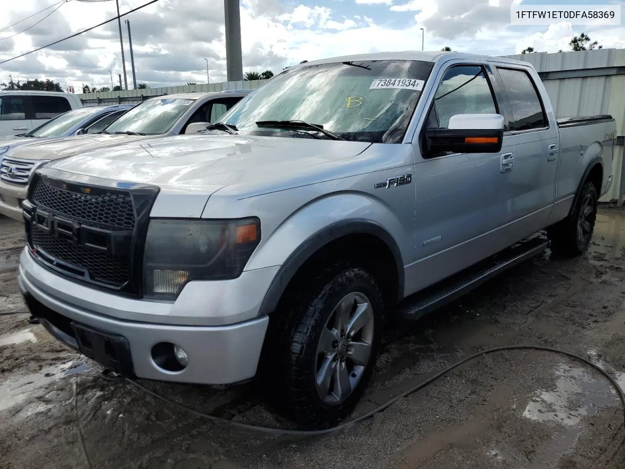 2013 Ford F150 Supercrew VIN: 1FTFW1ET0DFA58369 Lot: 73841934