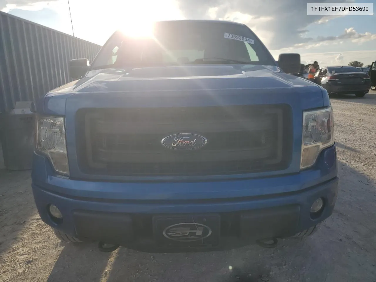 2013 Ford F150 Super Cab VIN: 1FTFX1EF7DFD53699 Lot: 73893554