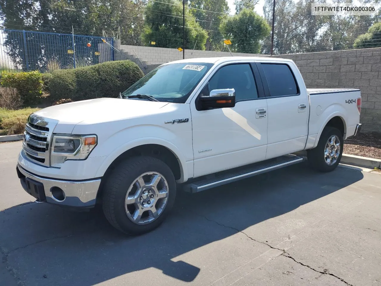 2013 Ford F150 Supercrew VIN: 1FTFW1ET4DKG00306 Lot: 73938514