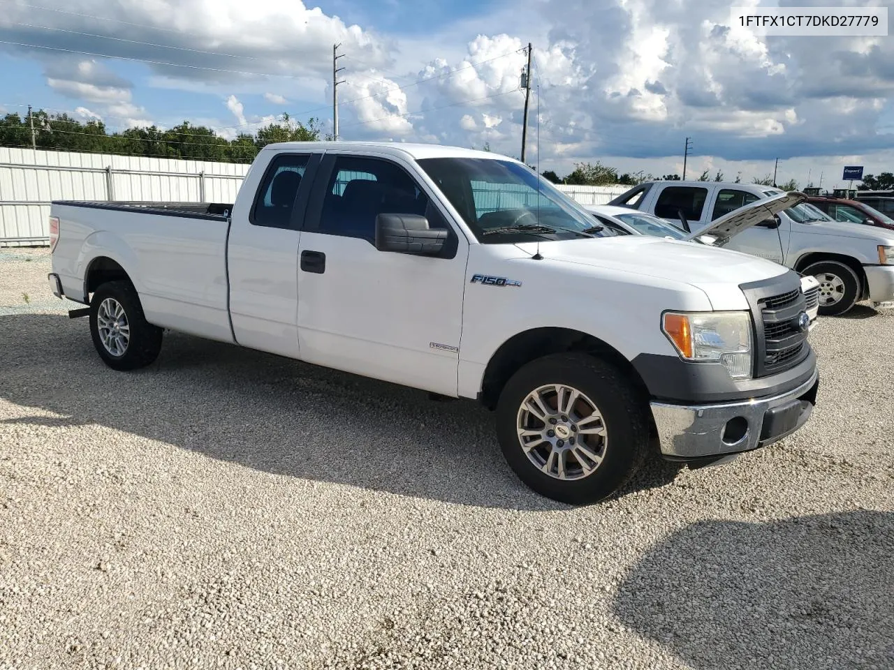 2013 Ford F150 Super Cab VIN: 1FTFX1CT7DKD27779 Lot: 73995384