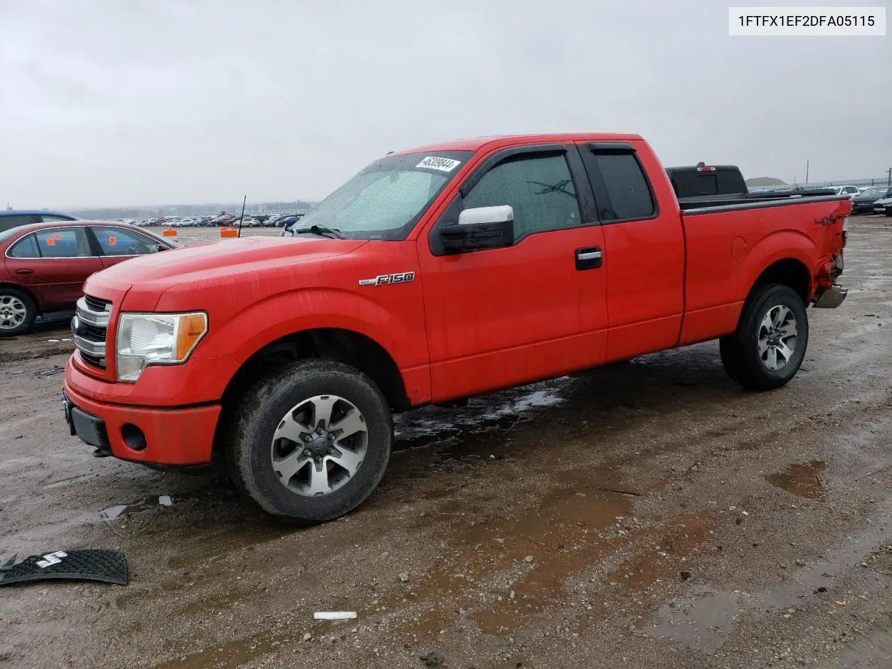 2013 Ford F150 Super Cab VIN: 1FTFX1EF2DFA05115 Lot: 74301284