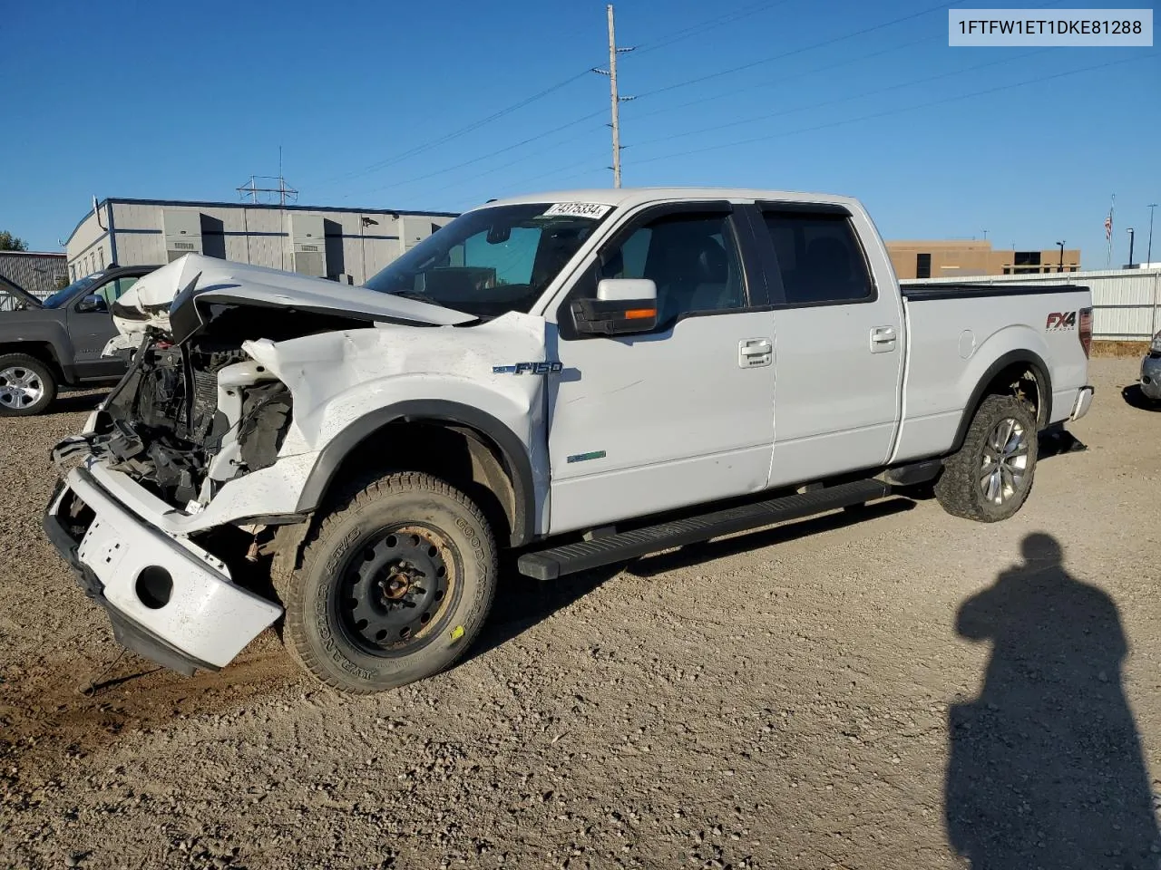 2013 Ford F150 Supercrew VIN: 1FTFW1ET1DKE81288 Lot: 74375334