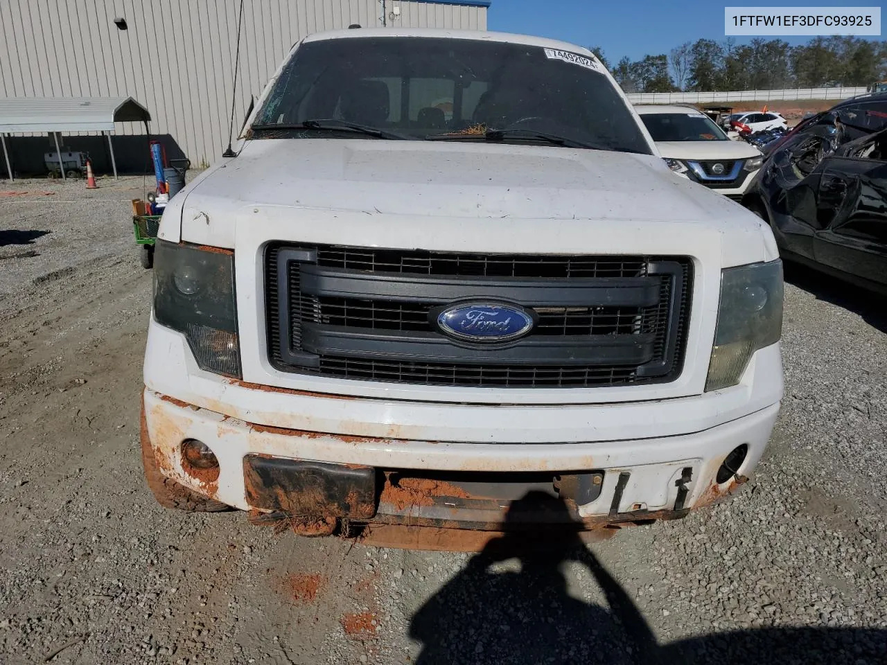 1FTFW1EF3DFC93925 2013 Ford F150 Supercrew