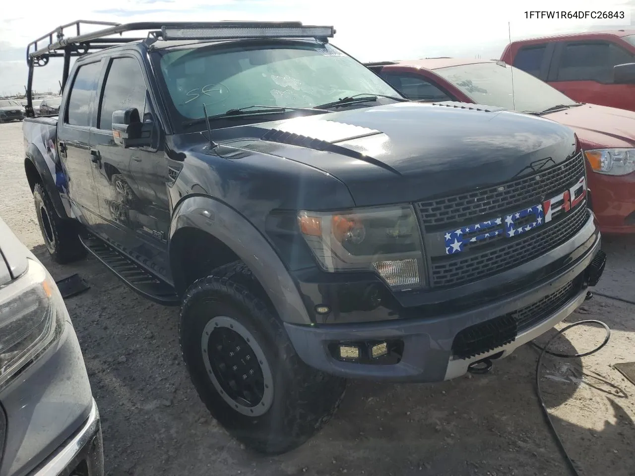 2013 Ford F150 Svt Raptor VIN: 1FTFW1R64DFC26843 Lot: 74985404