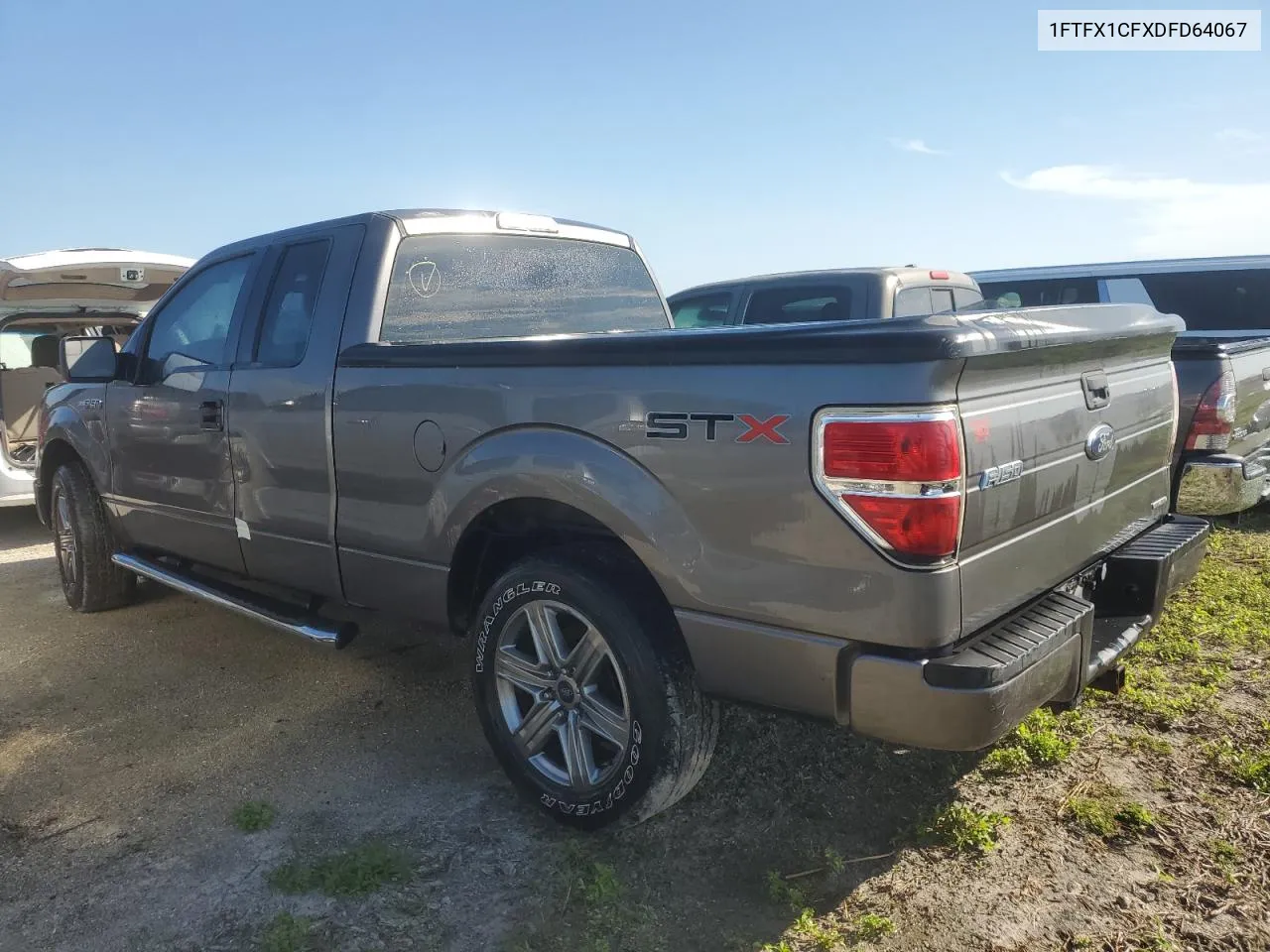 2013 Ford F150 Super Cab VIN: 1FTFX1CFXDFD64067 Lot: 75016104