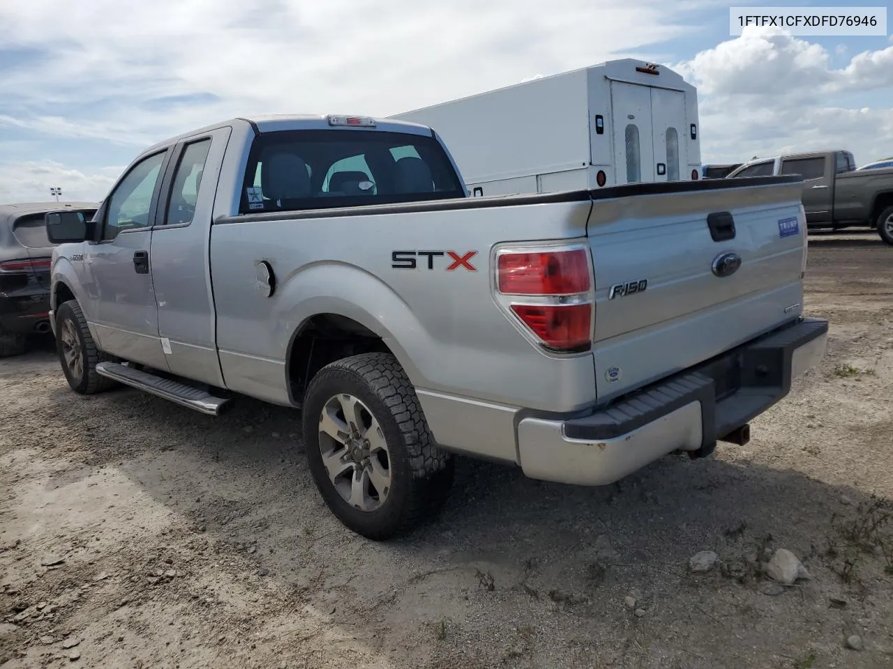 2013 Ford F150 Super Cab VIN: 1FTFX1CFXDFD76946 Lot: 75089784