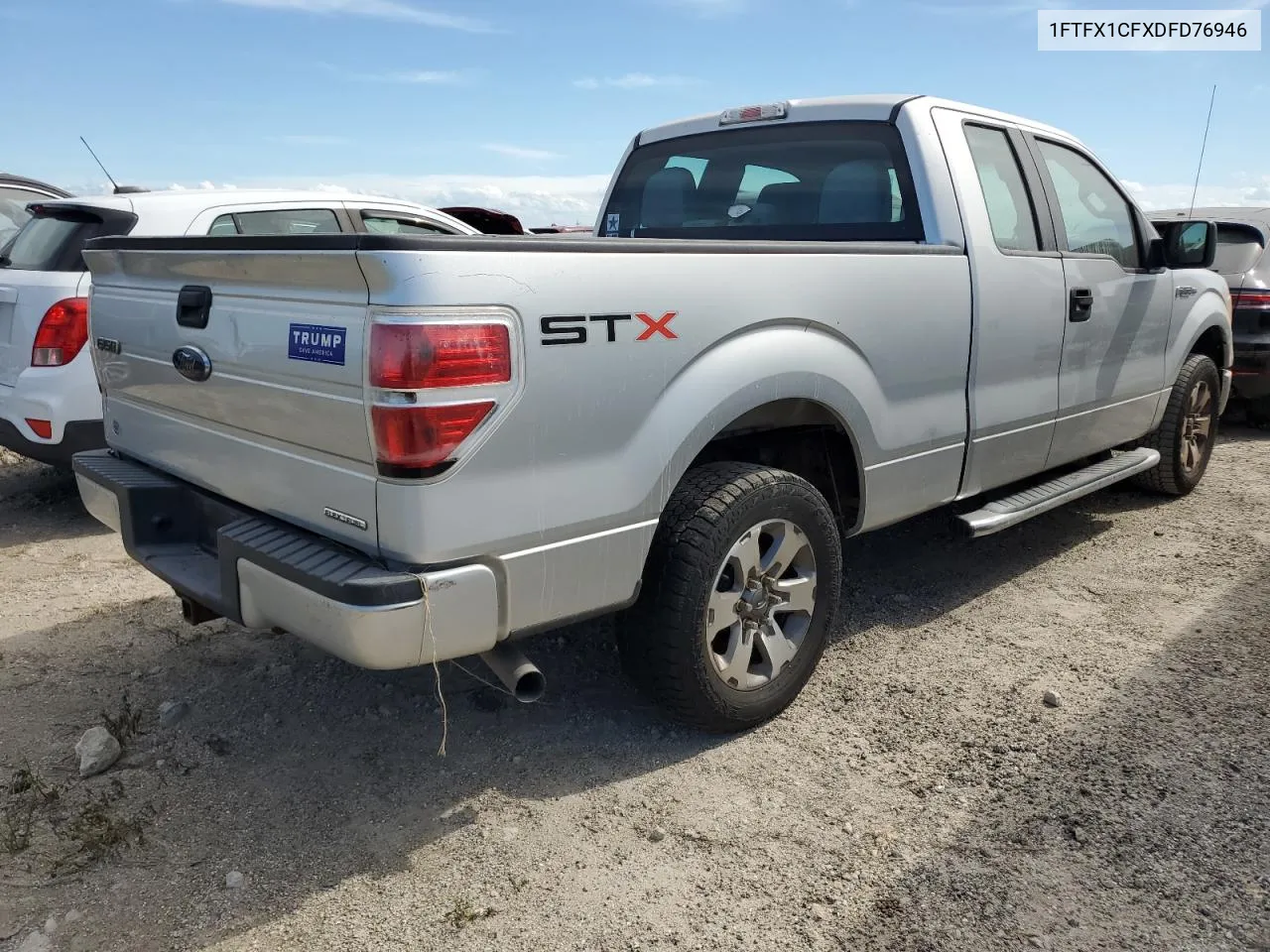 2013 Ford F150 Super Cab VIN: 1FTFX1CFXDFD76946 Lot: 75089784