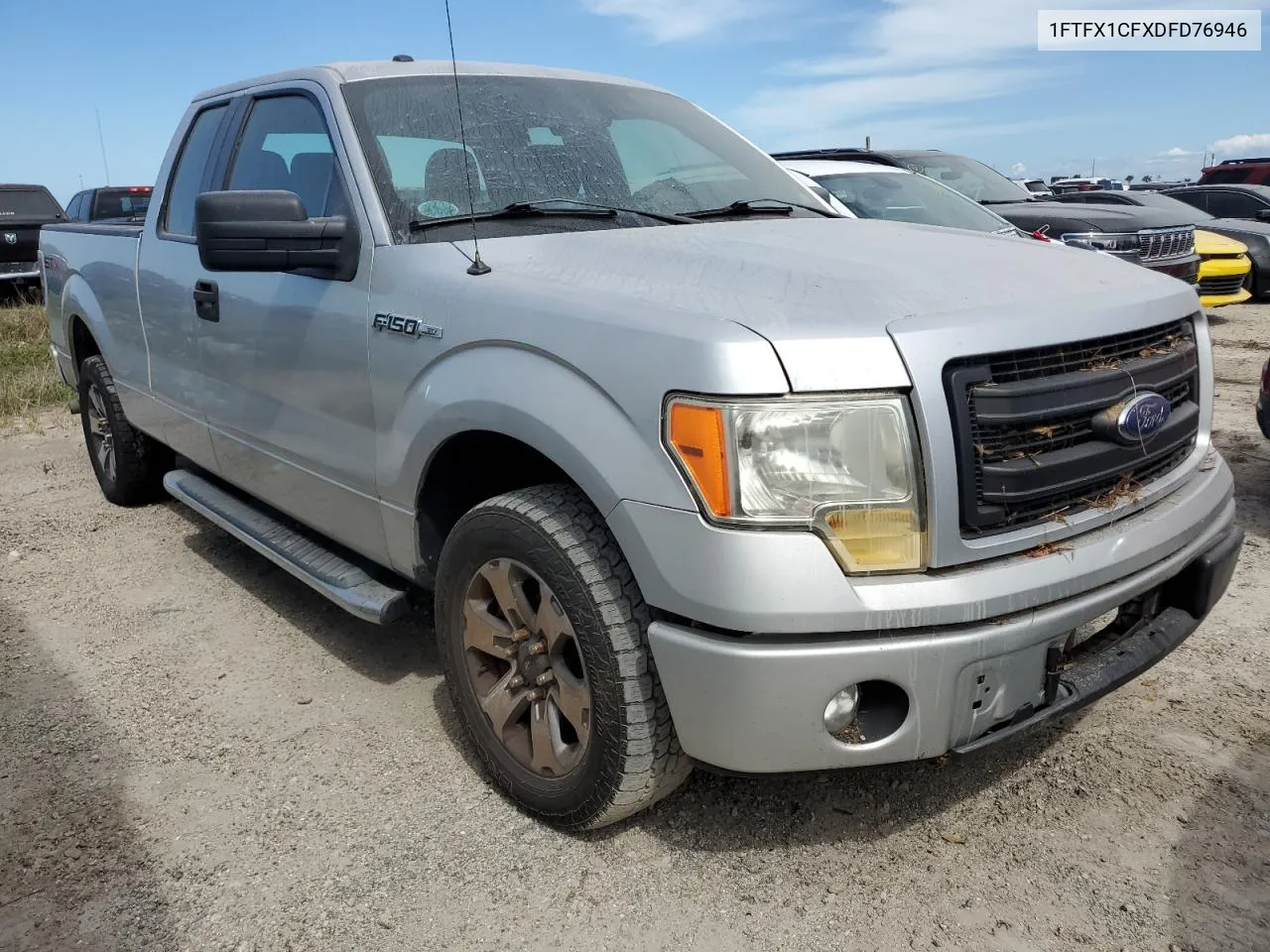 2013 Ford F150 Super Cab VIN: 1FTFX1CFXDFD76946 Lot: 75089784