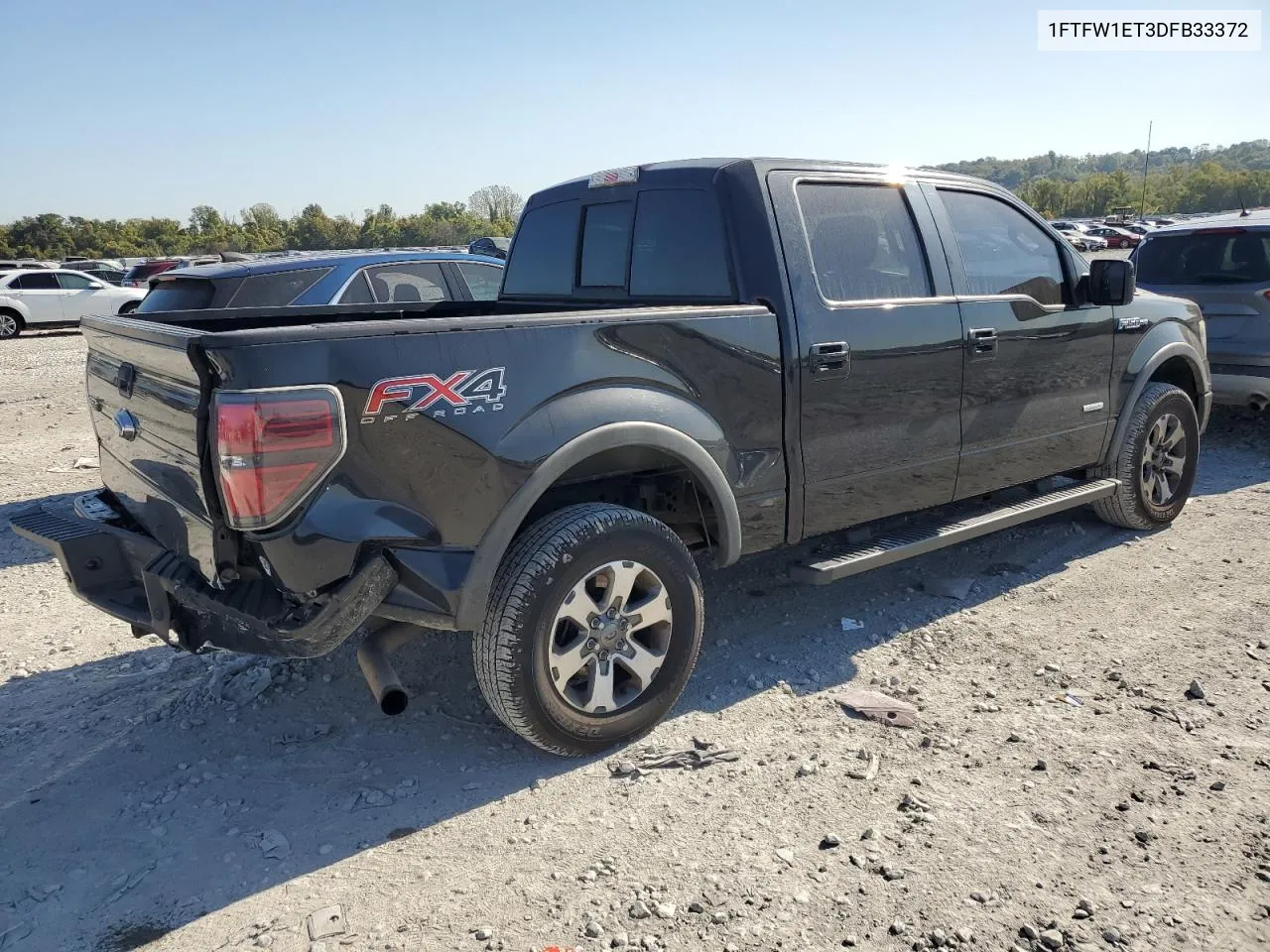 2013 Ford F150 Supercrew VIN: 1FTFW1ET3DFB33372 Lot: 75161694