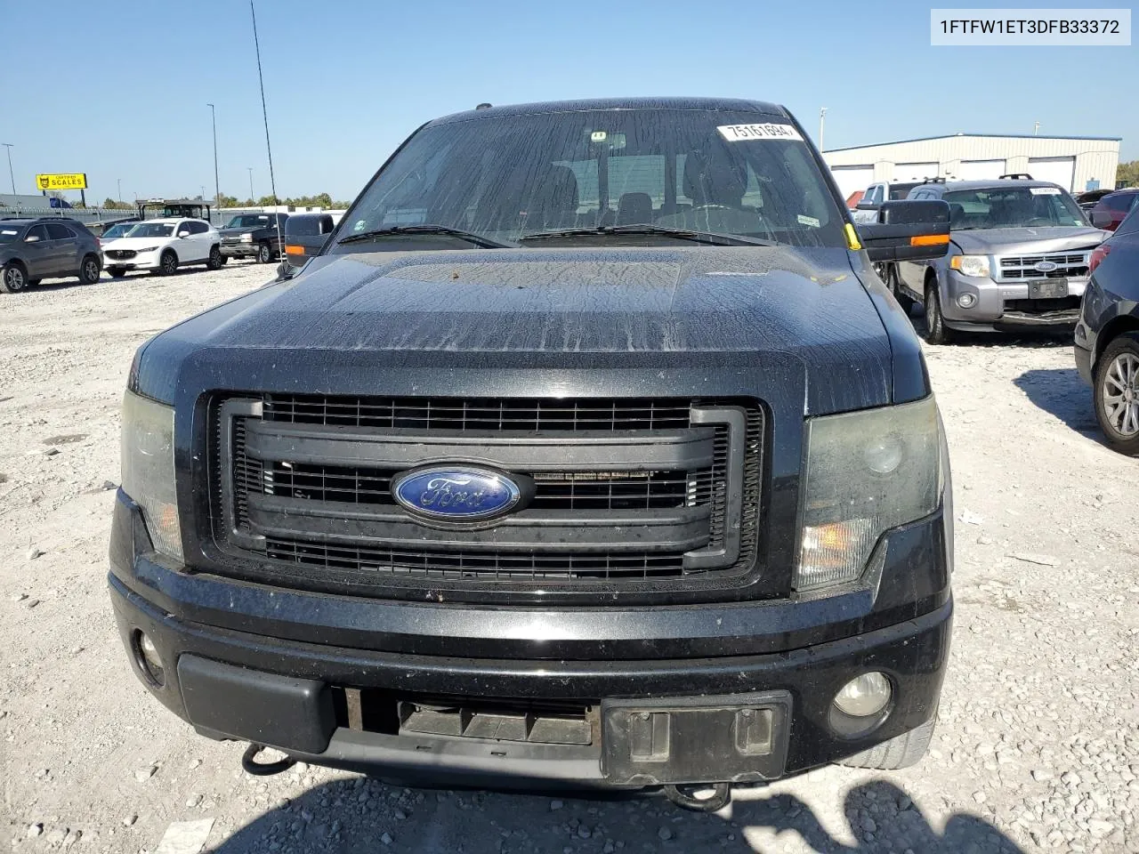 2013 Ford F150 Supercrew VIN: 1FTFW1ET3DFB33372 Lot: 75161694