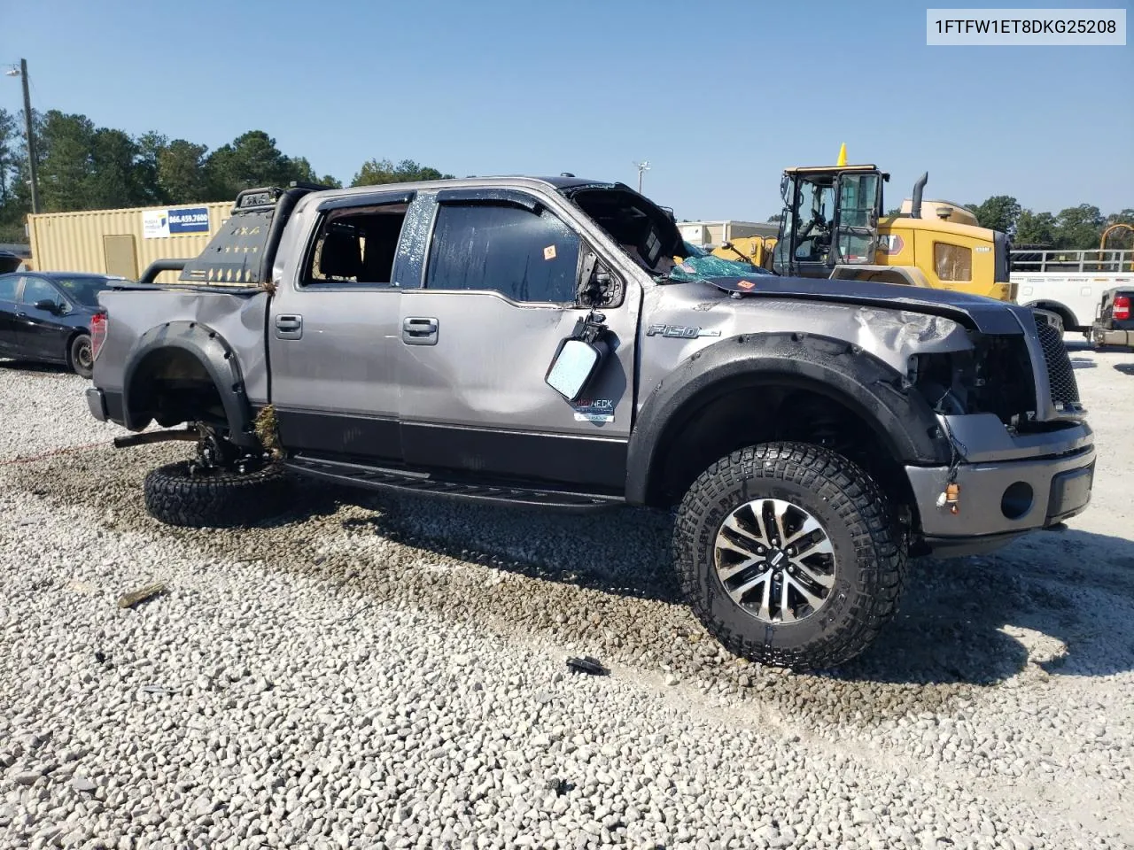 2013 Ford F150 Supercrew VIN: 1FTFW1ET8DKG25208 Lot: 75203114