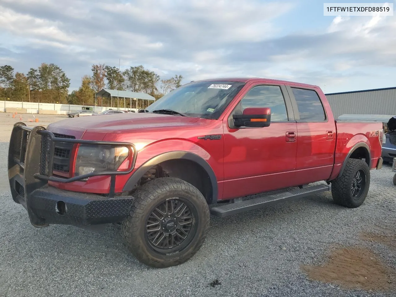 2013 Ford F150 Supercrew VIN: 1FTFW1ETXDFD88519 Lot: 75224744