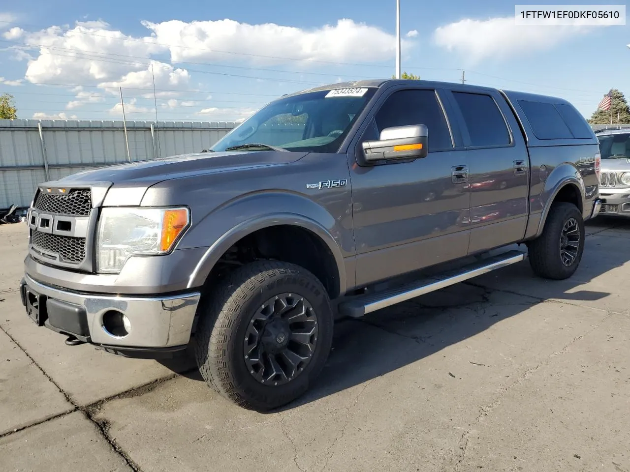 2013 Ford F150 Supercrew VIN: 1FTFW1EF0DKF05610 Lot: 75343524