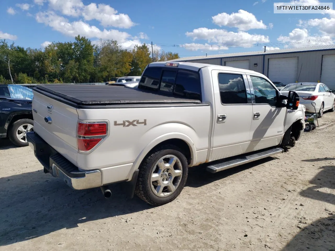 1FTFW1ET3DFA24846 2013 Ford F150 Supercrew