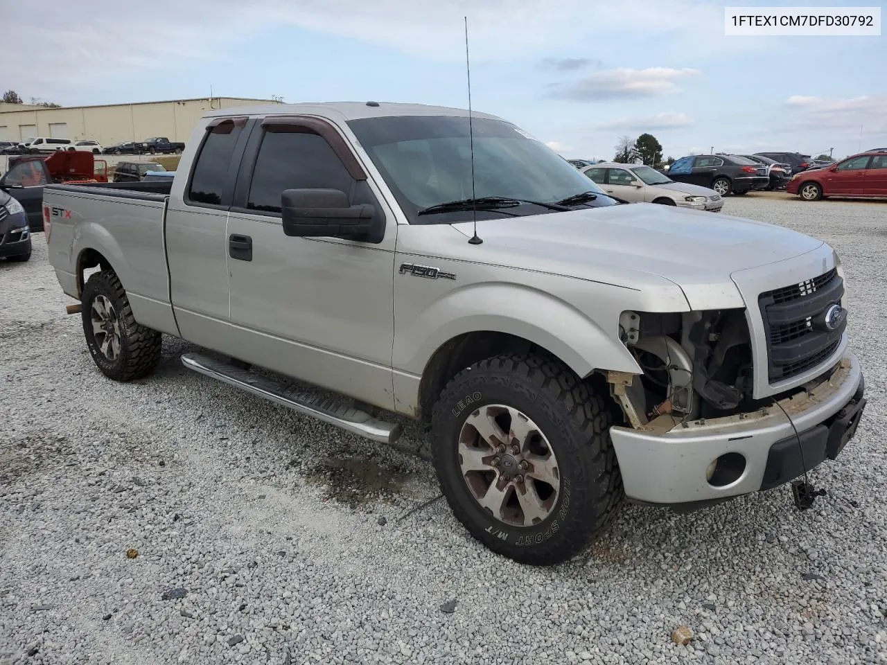 2013 Ford F150 Super Cab VIN: 1FTEX1CM7DFD30792 Lot: 75597564