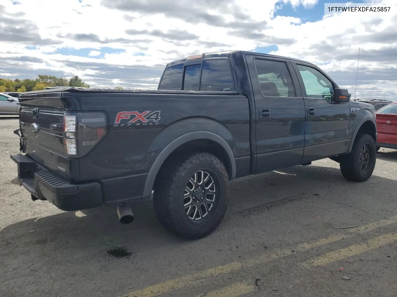 2013 Ford F150 Supercrew VIN: 1FTFW1EFXDFA25857 Lot: 75649674