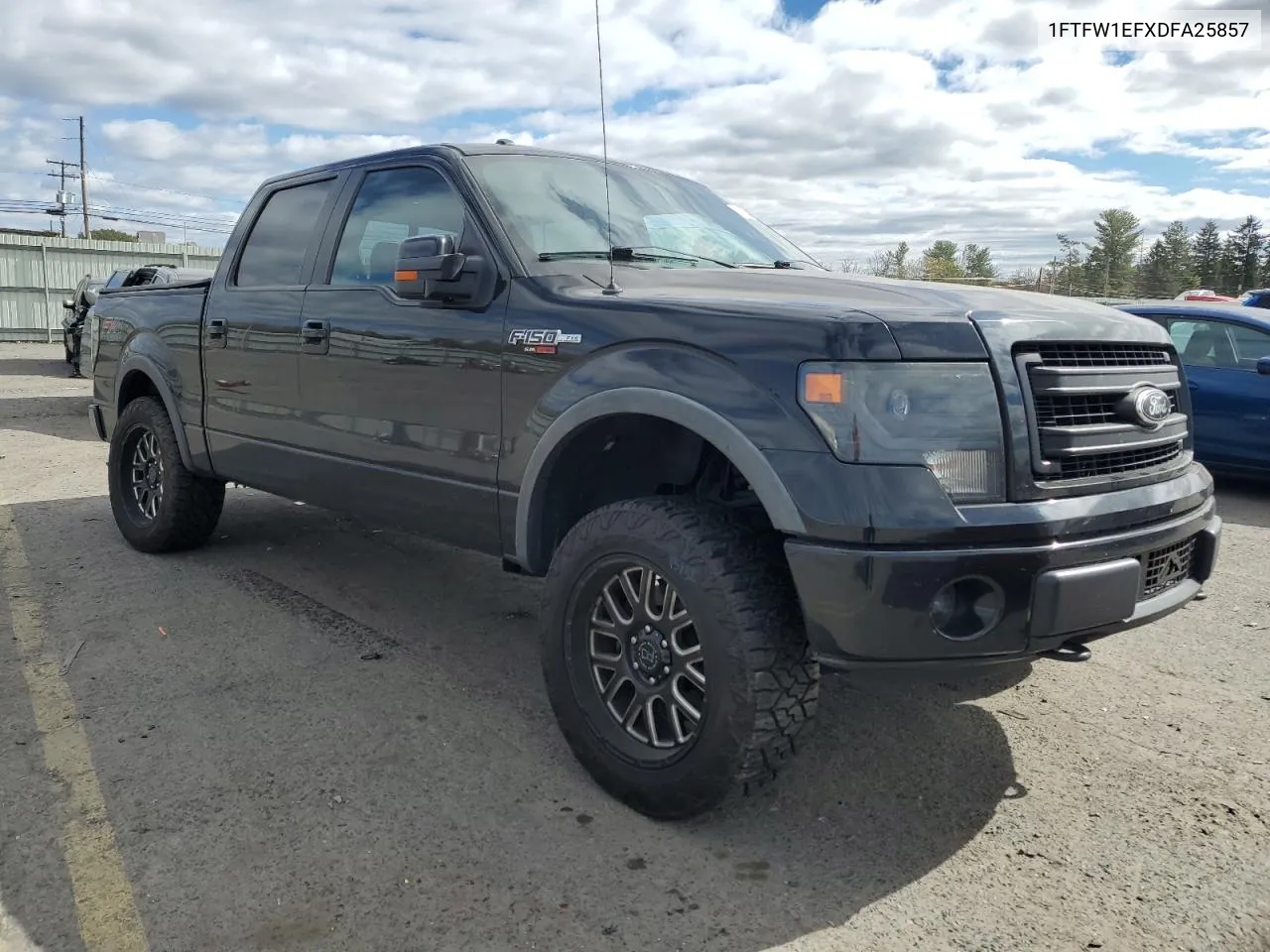 2013 Ford F150 Supercrew VIN: 1FTFW1EFXDFA25857 Lot: 75649674