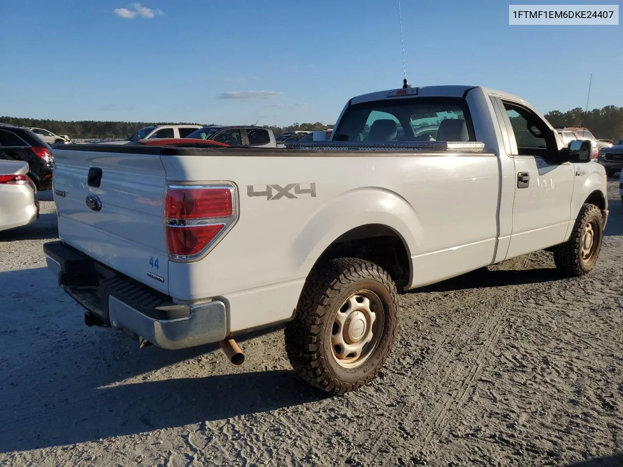 2013 Ford F150 VIN: 1FTMF1EM6DKE24407 Lot: 76139464