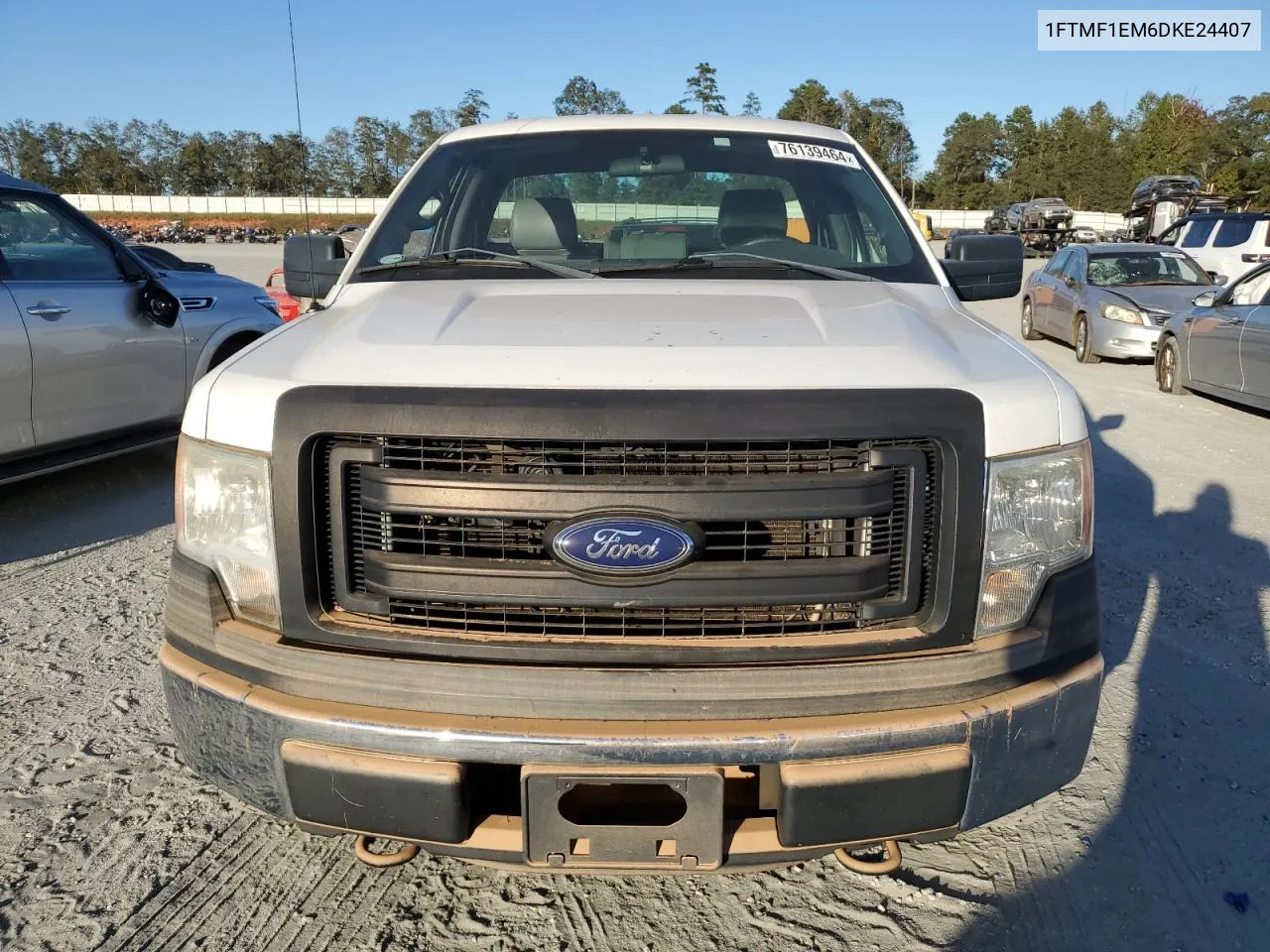 2013 Ford F150 VIN: 1FTMF1EM6DKE24407 Lot: 76139464