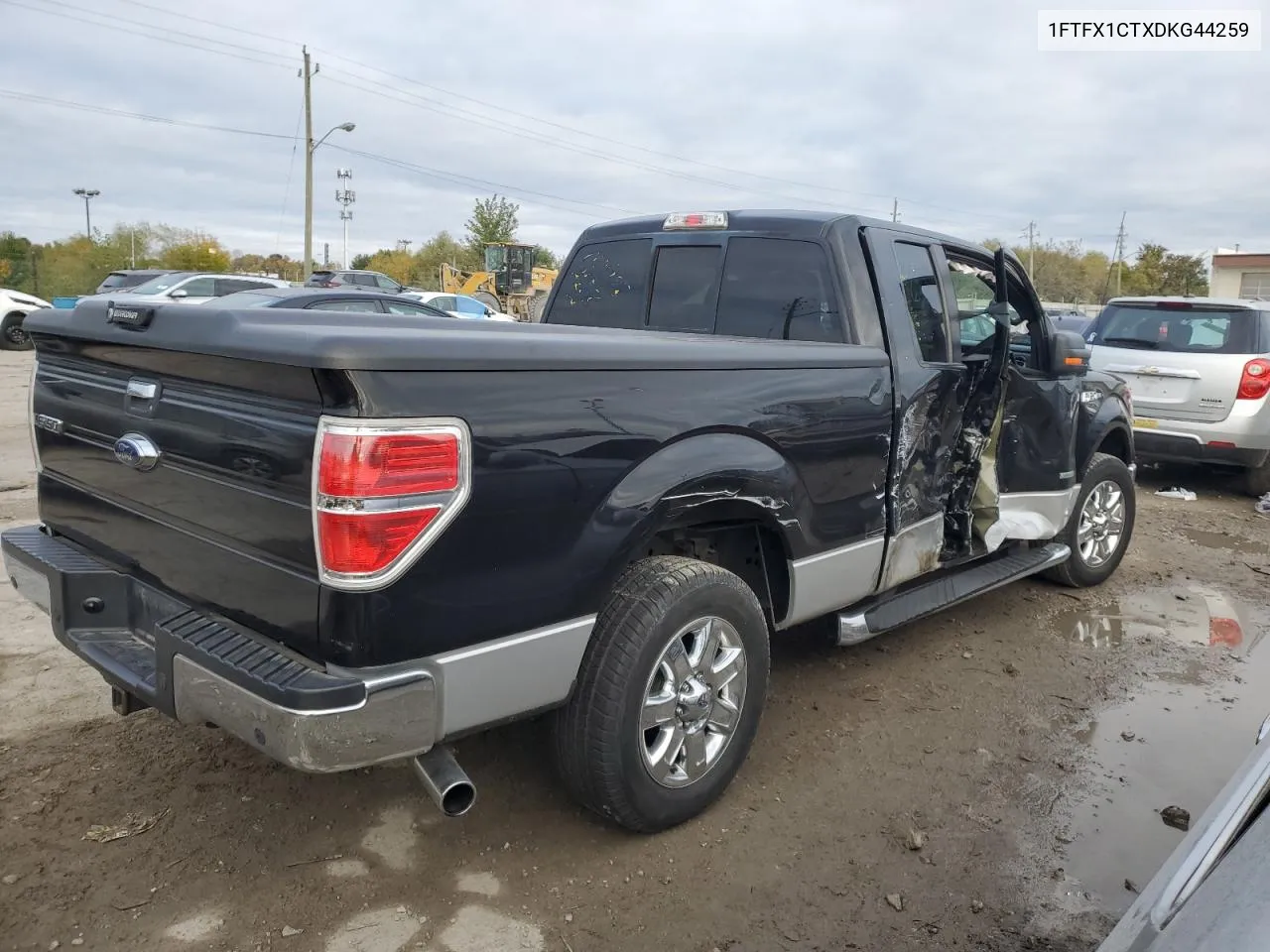 2013 Ford F150 Super Cab VIN: 1FTFX1CTXDKG44259 Lot: 76255514