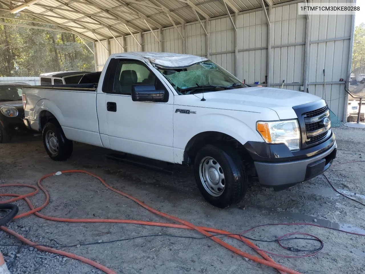 2013 Ford F150 VIN: 1FTMF1CM3DKE80288 Lot: 76347104