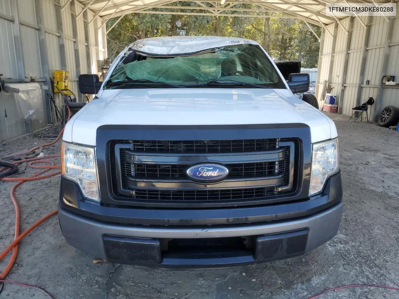 2013 Ford F150 VIN: 1FTMF1CM3DKE80288 Lot: 76347104