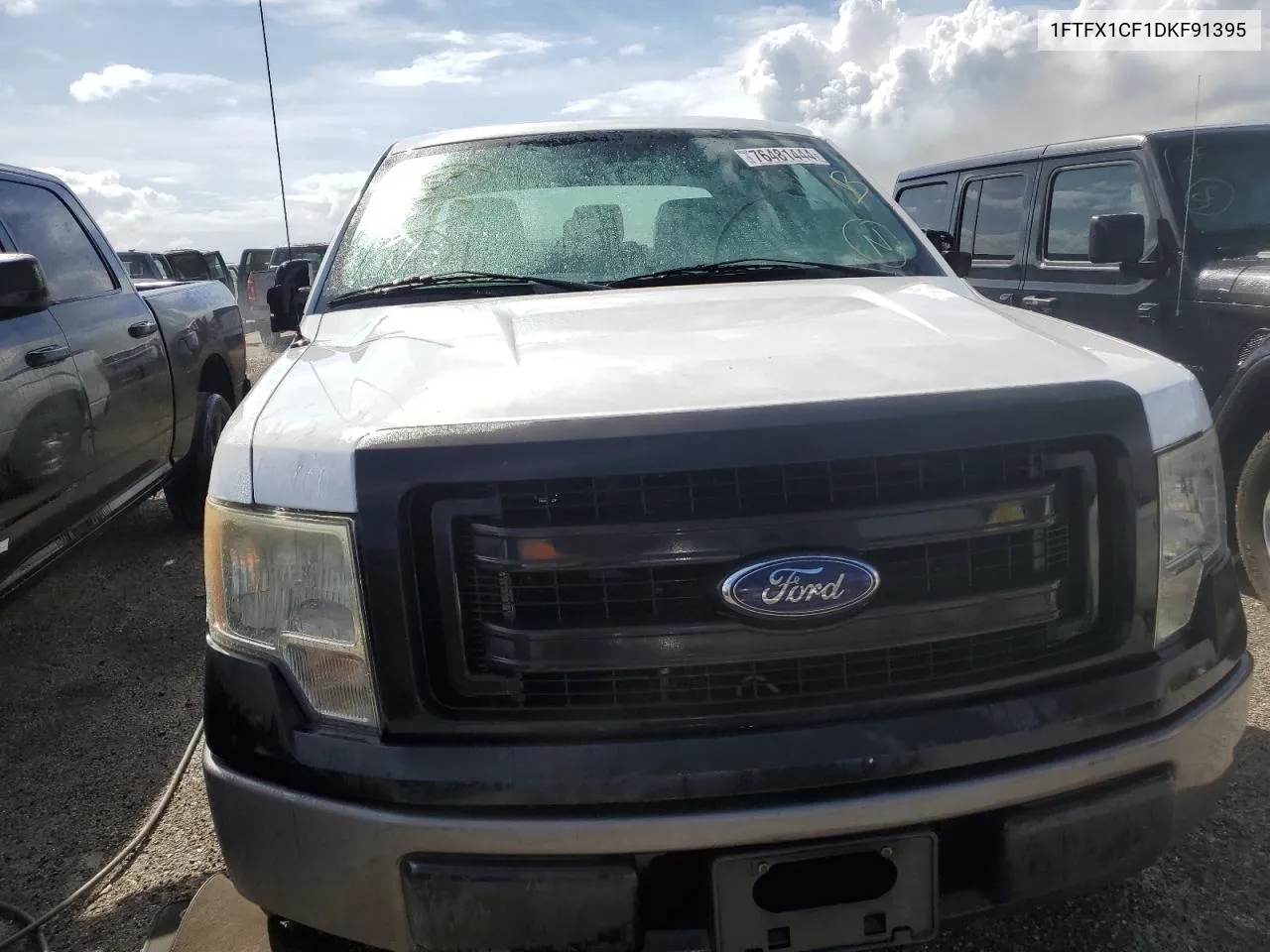 2013 Ford F150 Super Cab VIN: 1FTFX1CF1DKF91395 Lot: 76481444