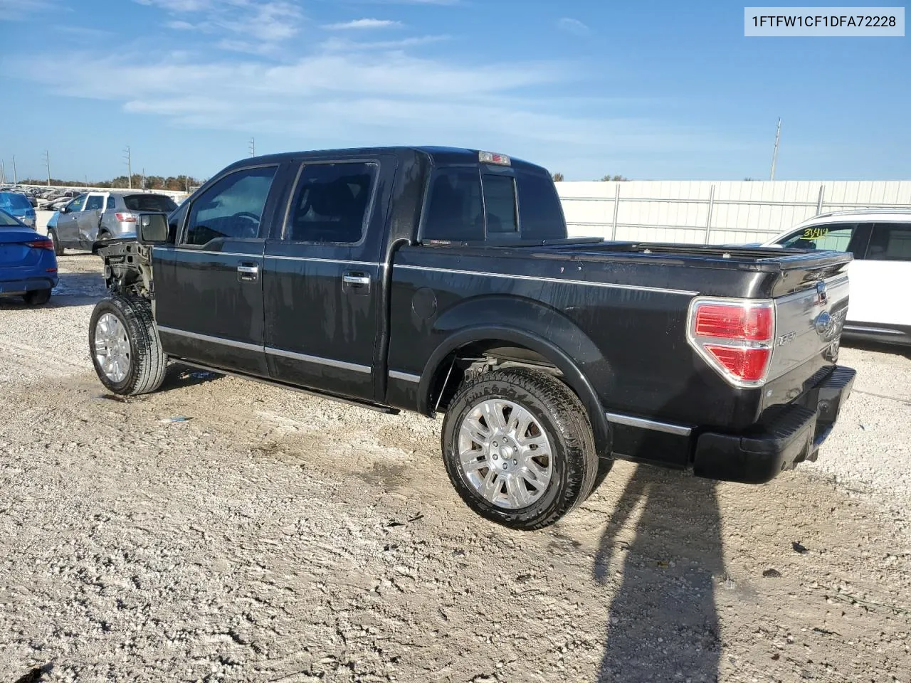 2013 Ford F150 Supercrew VIN: 1FTFW1CF1DFA72228 Lot: 76569504